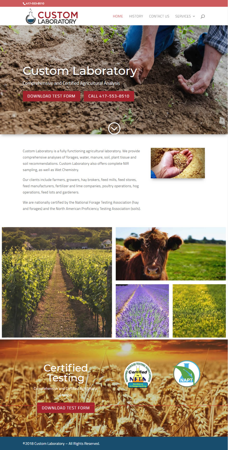Agricultural Website